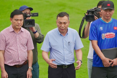 Lãnh đạo LĐBĐ Việt Nam khích lệ ĐT Việt Nam trước cuộc đọ sức với Malaysia